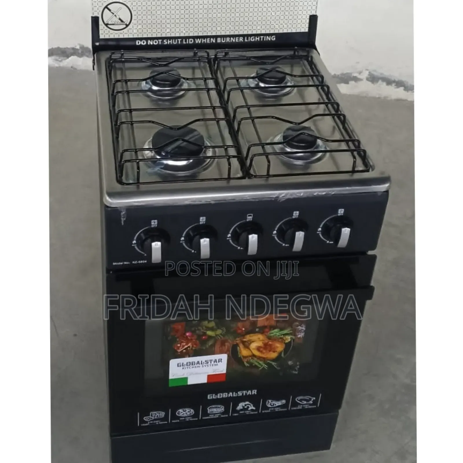 Black 50*55 Globalstar Full Gas Standing Cooker