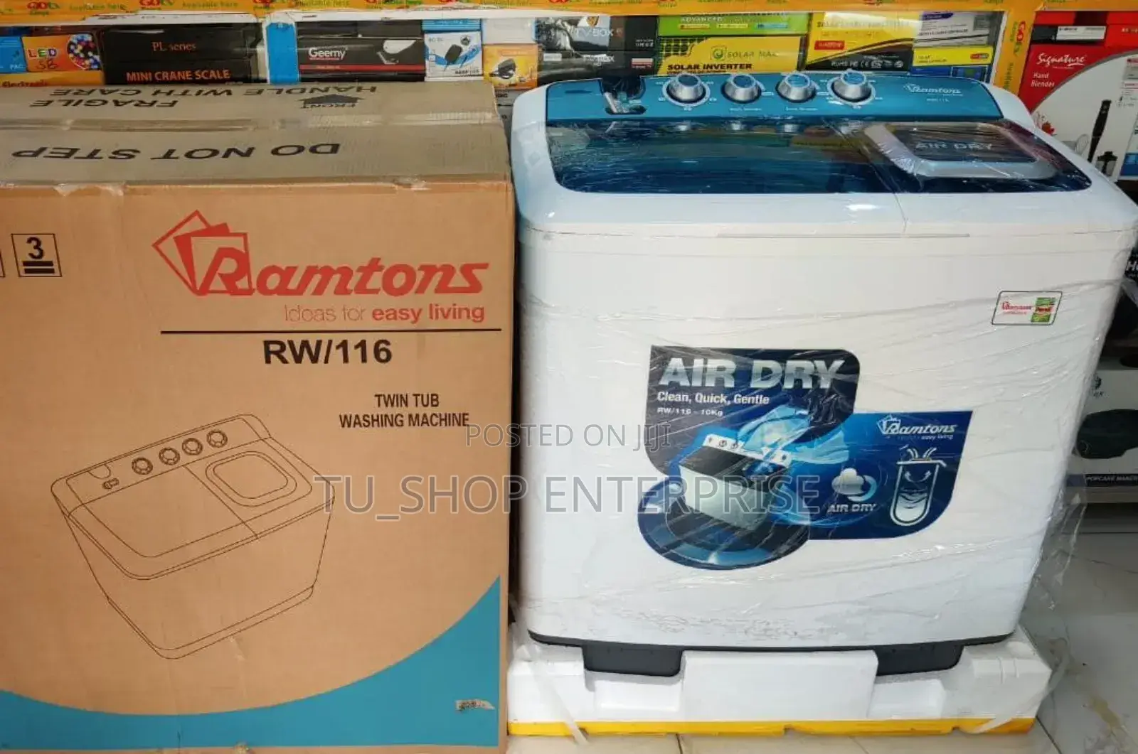 Washing Machine! Twin Tub 10kg With Air Dry.Ramtons