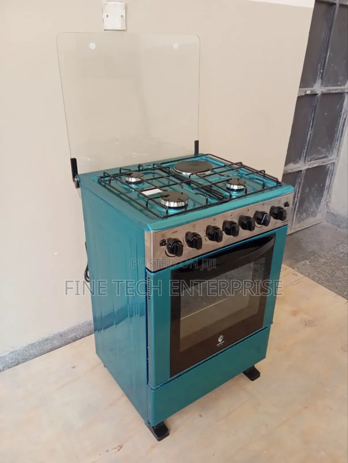 Eurochef 3 Gas+1 Hotplate Size 60 by 65 Standing Cooker