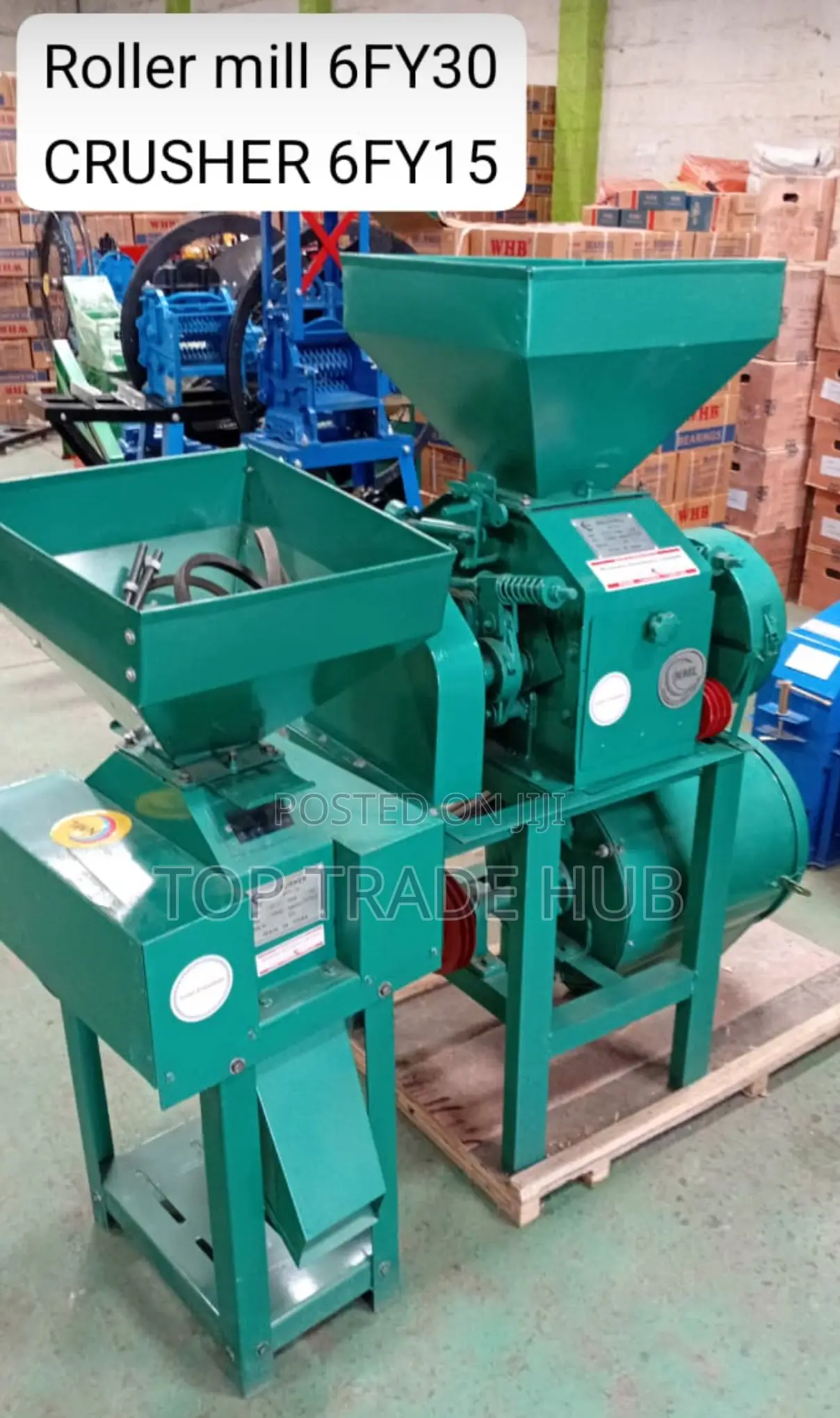 Nml Grade One Unga 6fy30 Roller Mill Machine 30hp With Crusher 15hp