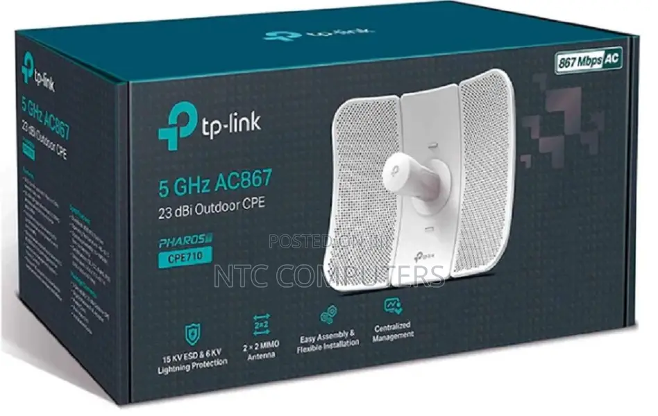 Tp-Link Cpe710 Ac867 23dbi Outdoor Cpe Access Point