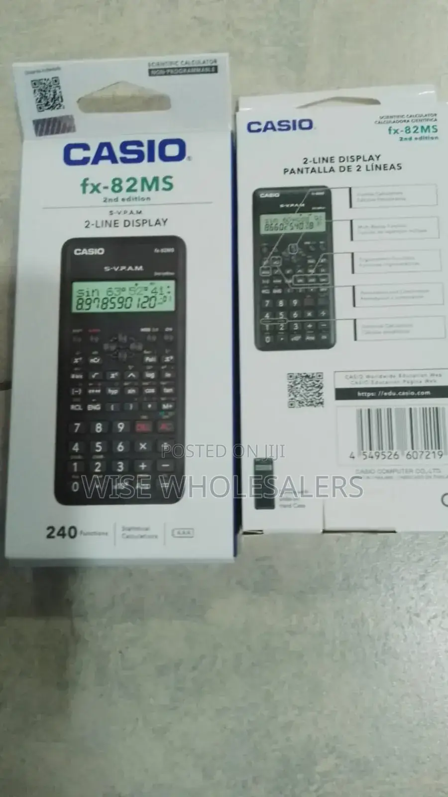 Casio Fx-82ms Scientific Calculator 2nd Edition