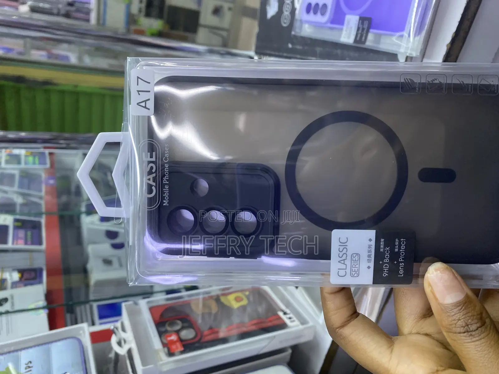 Paqwdfgh Magsafe Transluscent Case for Samsung Galaxy A17