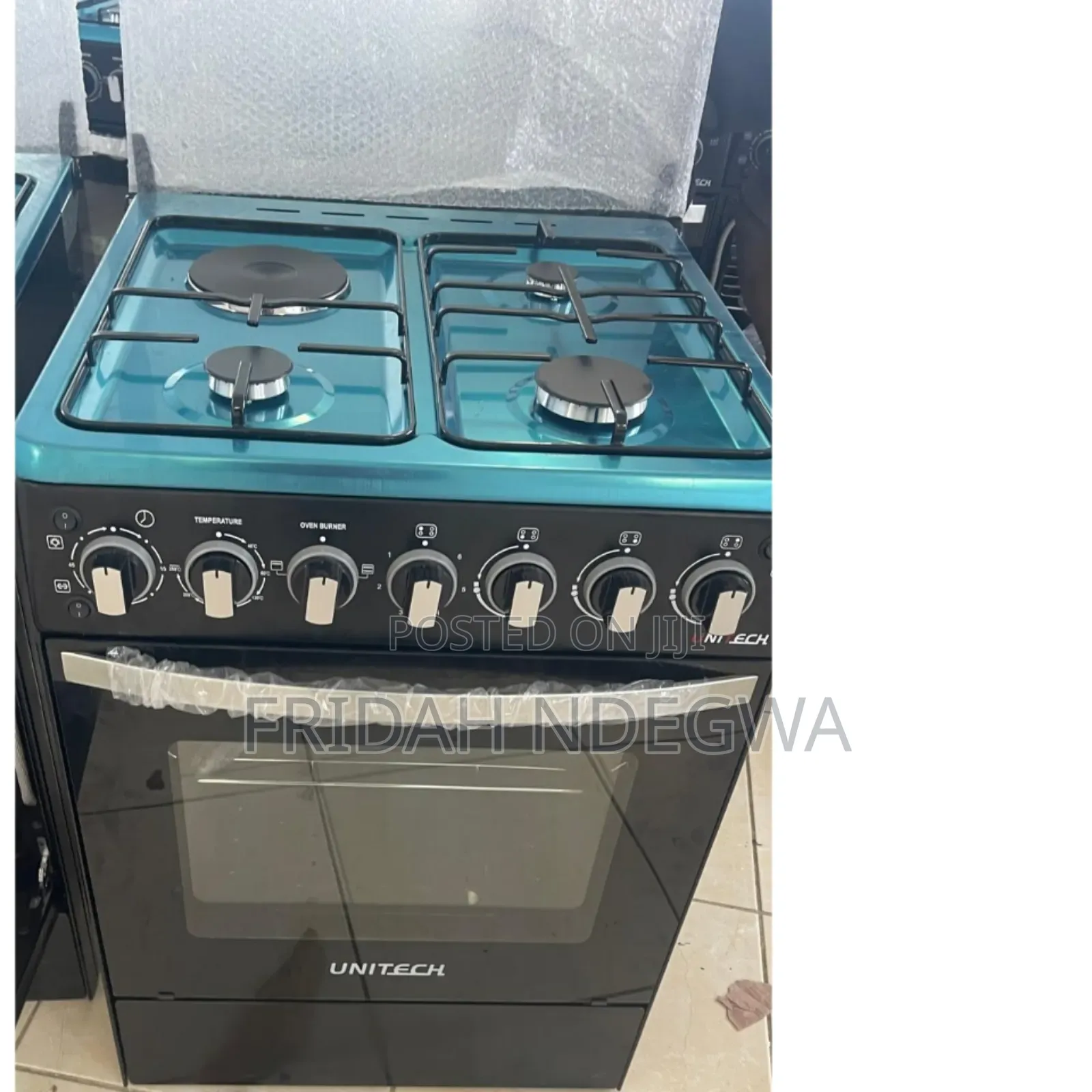 60*60 Unitech 3+1 Standing Cooker