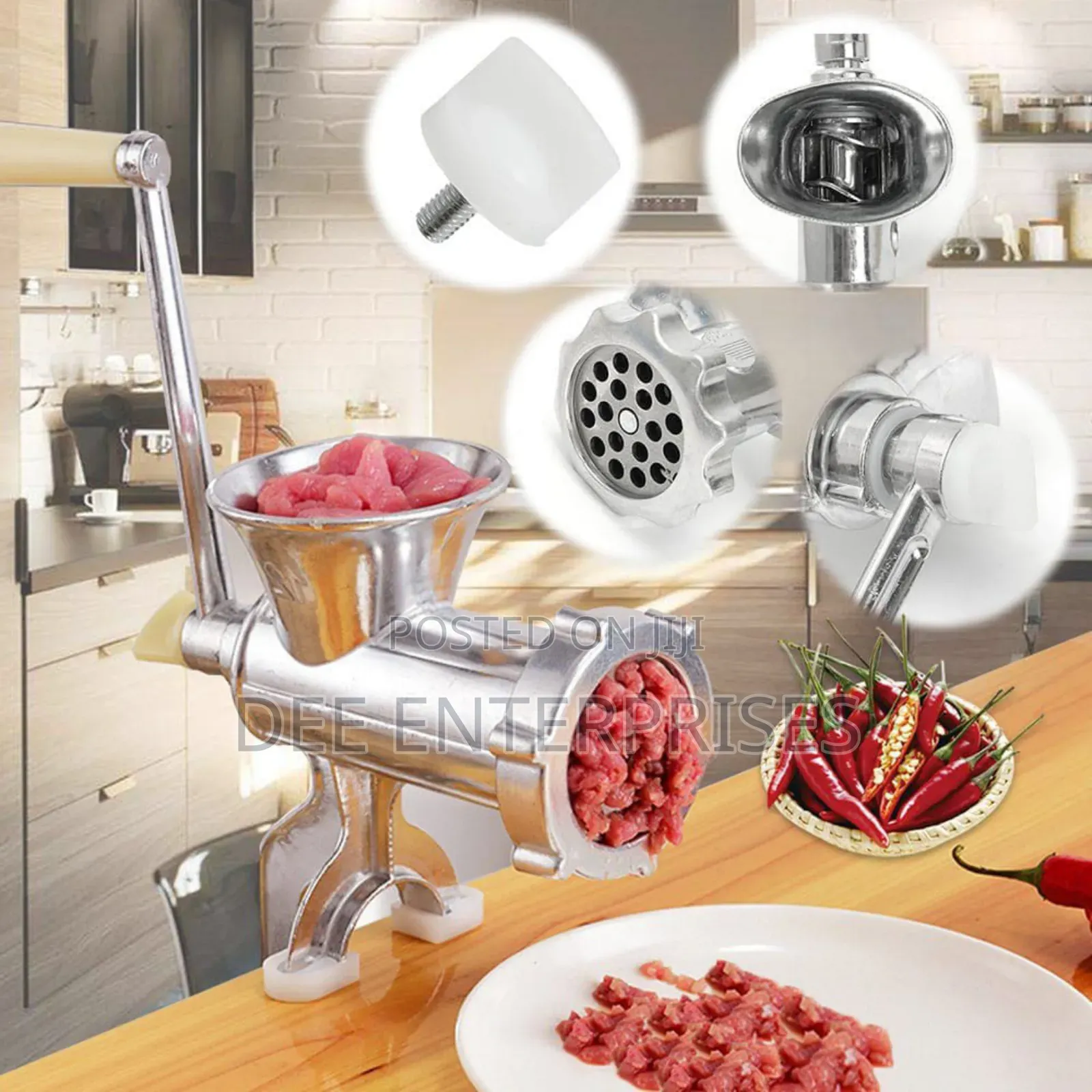 10 Inch Manual Aluminium Meat Mincer