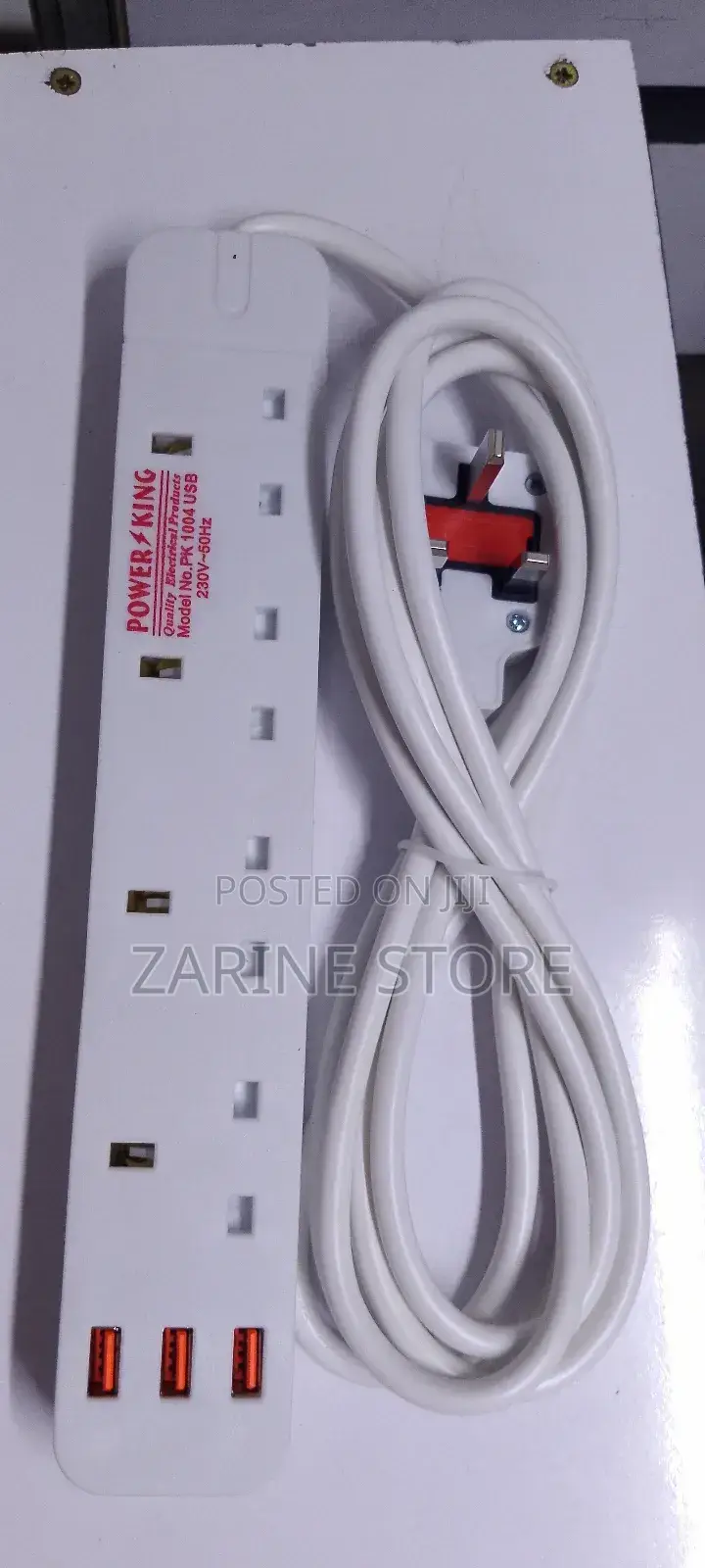 3 Usb Port Power King Extension Cable 4 Ways 3 Meters Extension