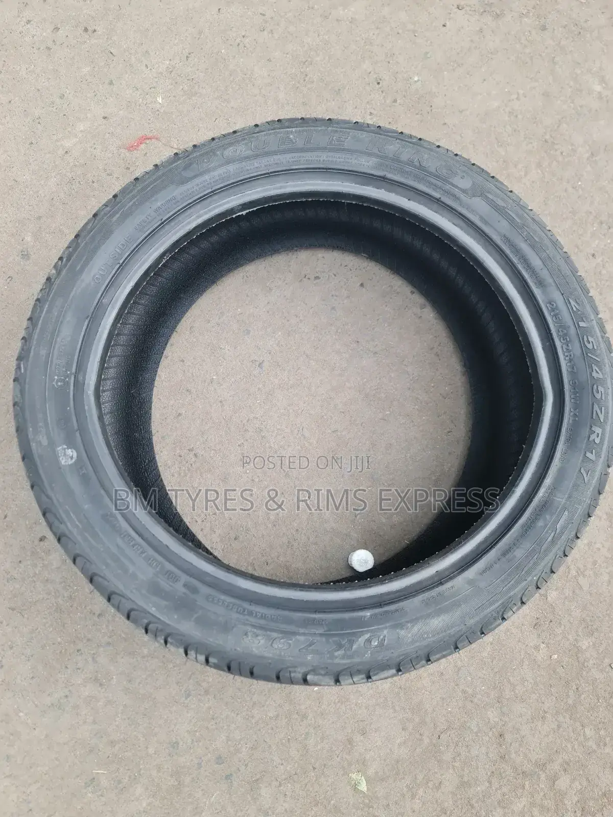215 /45 R17 Doubleking Tyres.