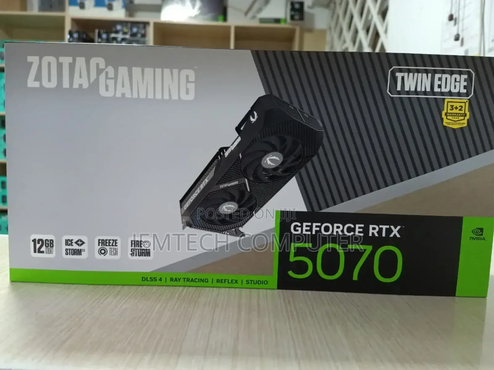 Zotac Gaming Geforce RTX 5070 Twin Edge 12gb Gddr7 Graphics Card,