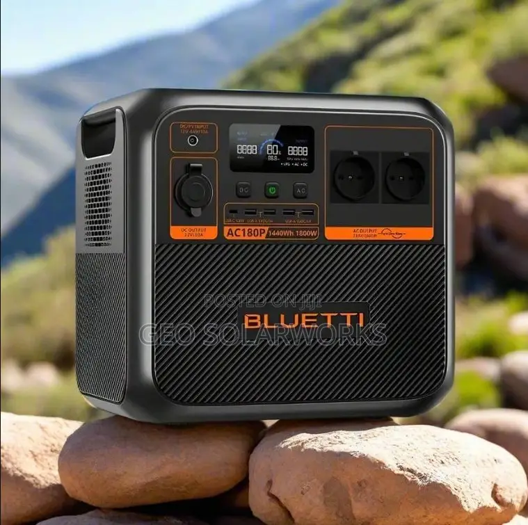 Bluetti Ac180p Portable Power Station 1,800w 1,440wh