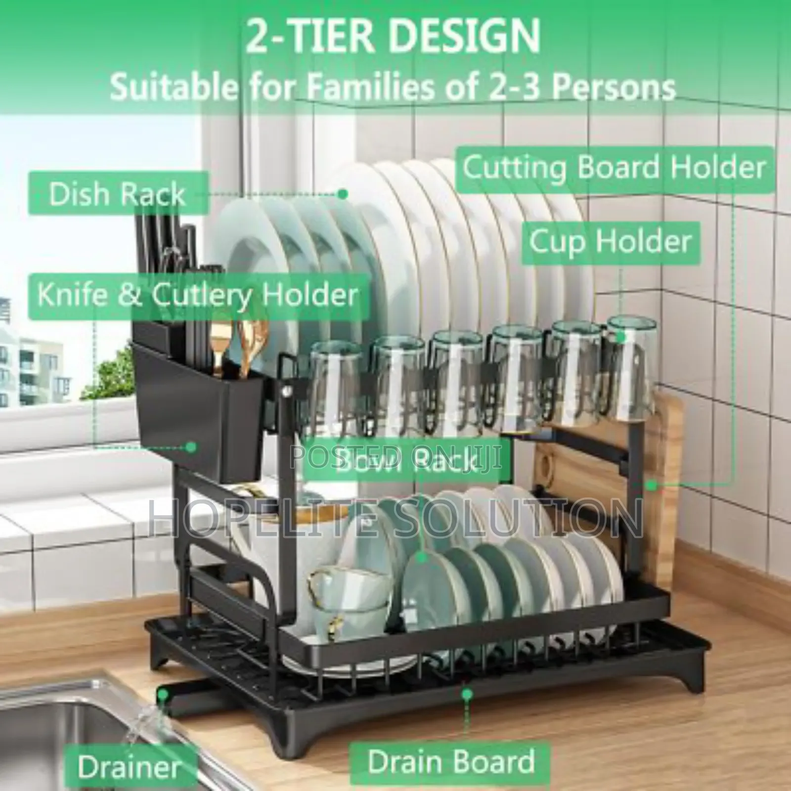 Bowel Rack With Drainer