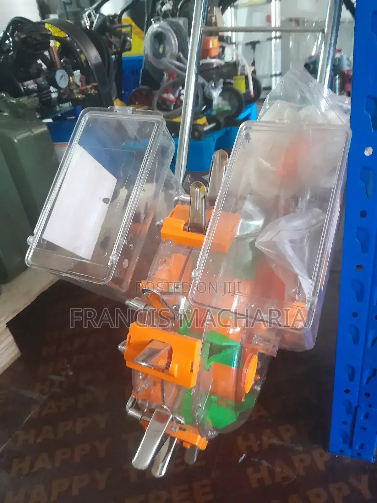Manual Hand Planting Machine With Both Seed And Fertilizer Box