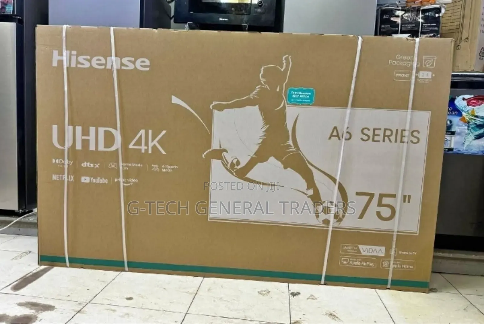 Hisense 75inch Uhd 4k Frameless Led Smart Tv