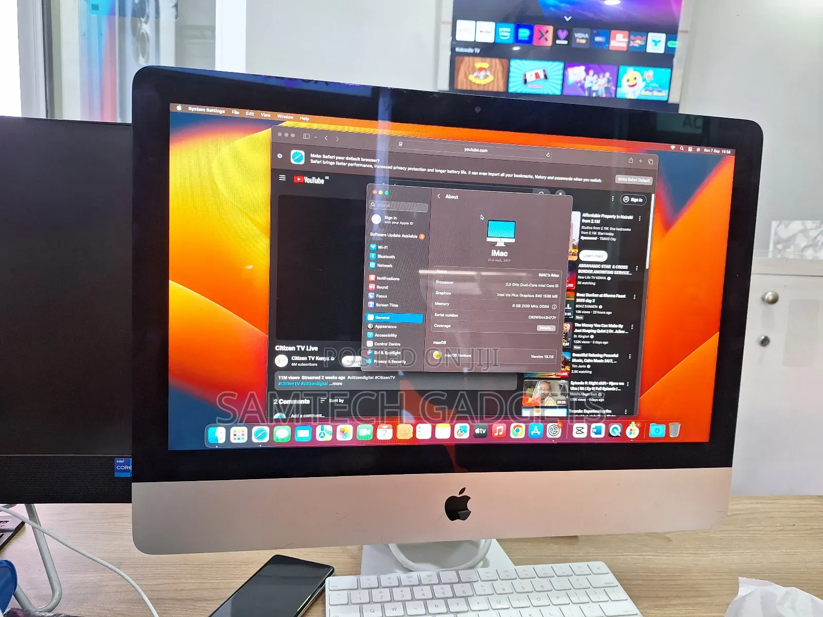 Apple iMac 21.5 Inches 2017