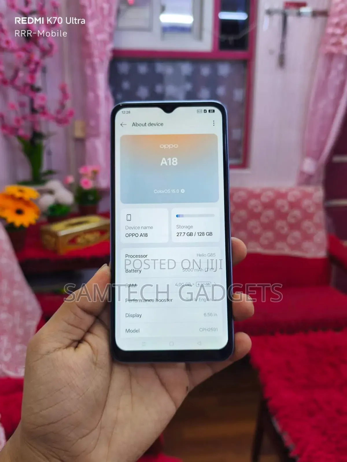 Oppo A18 128 GB Blue