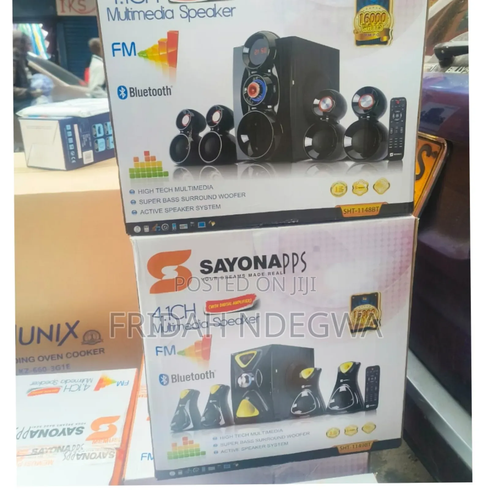 16000 Watts 4.1ch Sayona  Multimedia Speaker  Subwoofer System