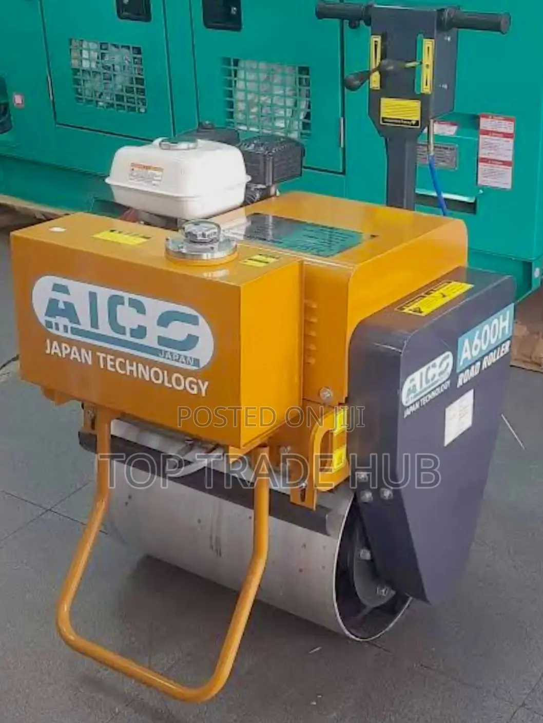 Aico A600h Single Road Roller 15kn Force Powered By Honda Engine