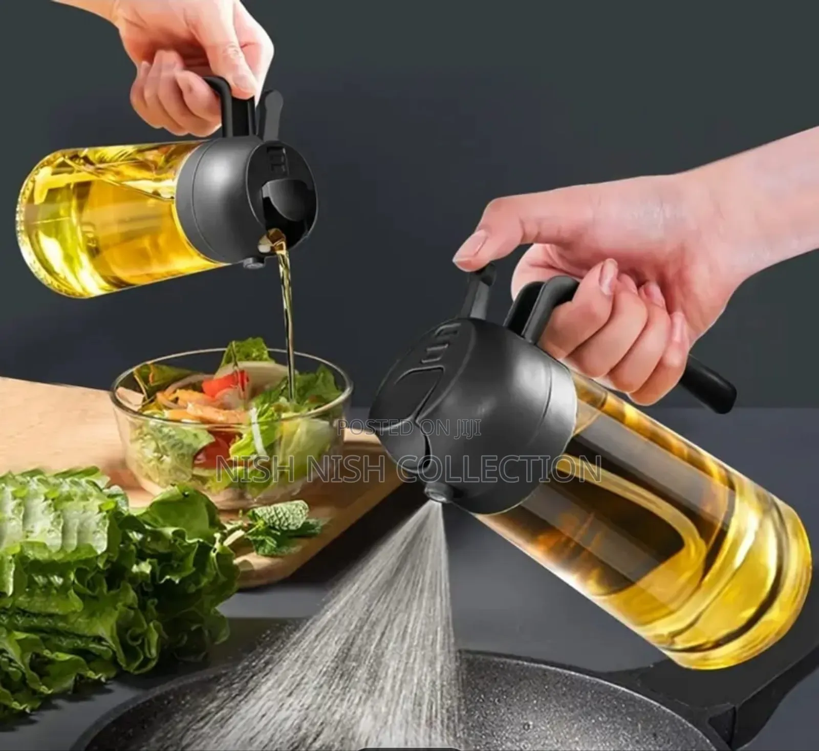 2 in 1 Oil Dispenser and Oil Spray