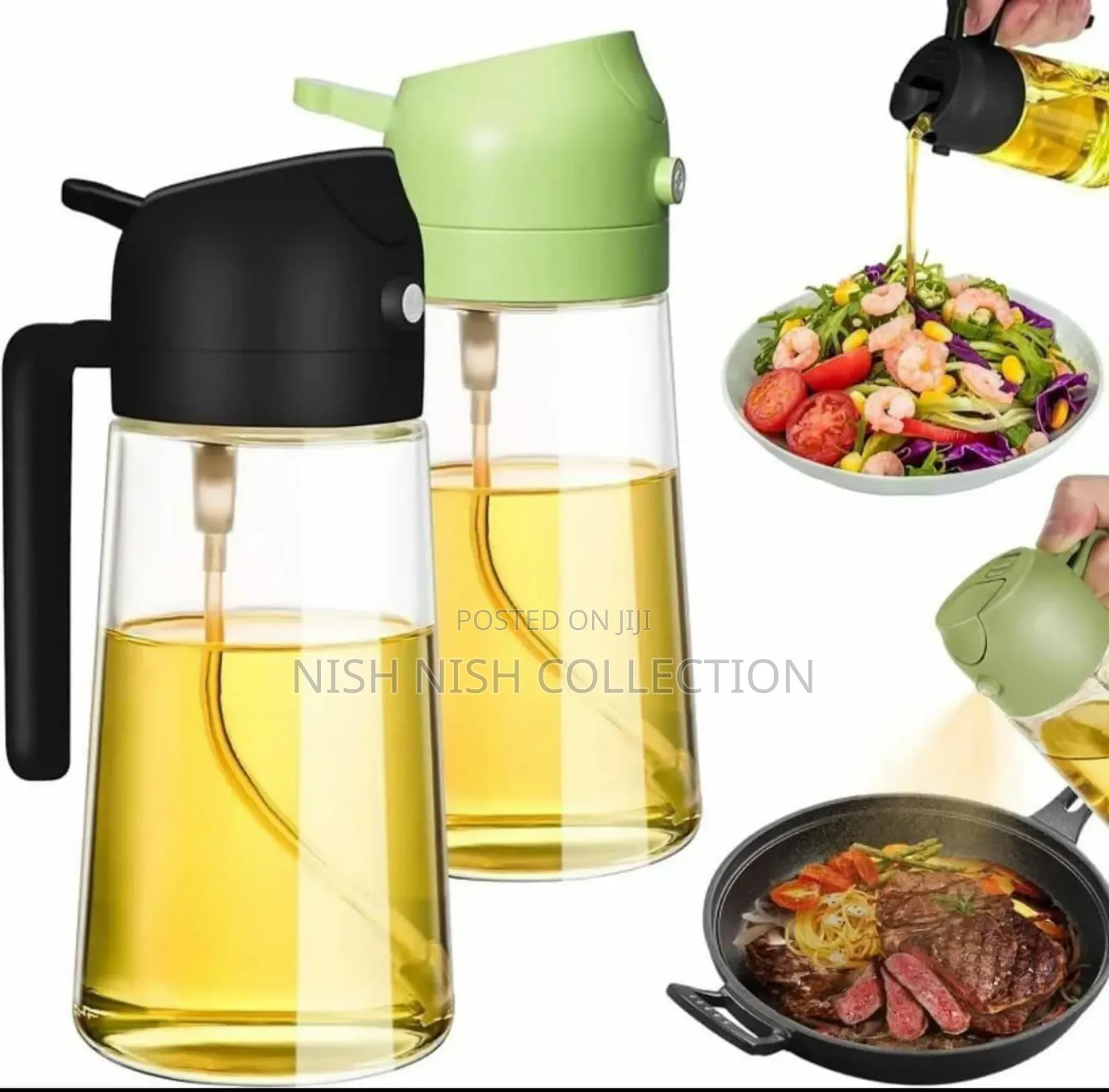 2 in 1 Oil Dispenser and Oil Spray