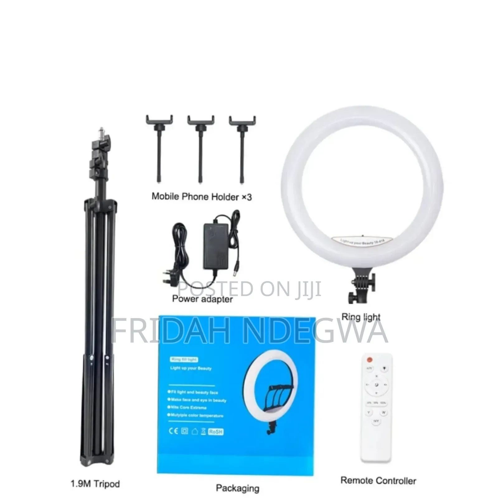 *45cms 18inchres 3 Modes Ring Light With Stand And Remote Control*