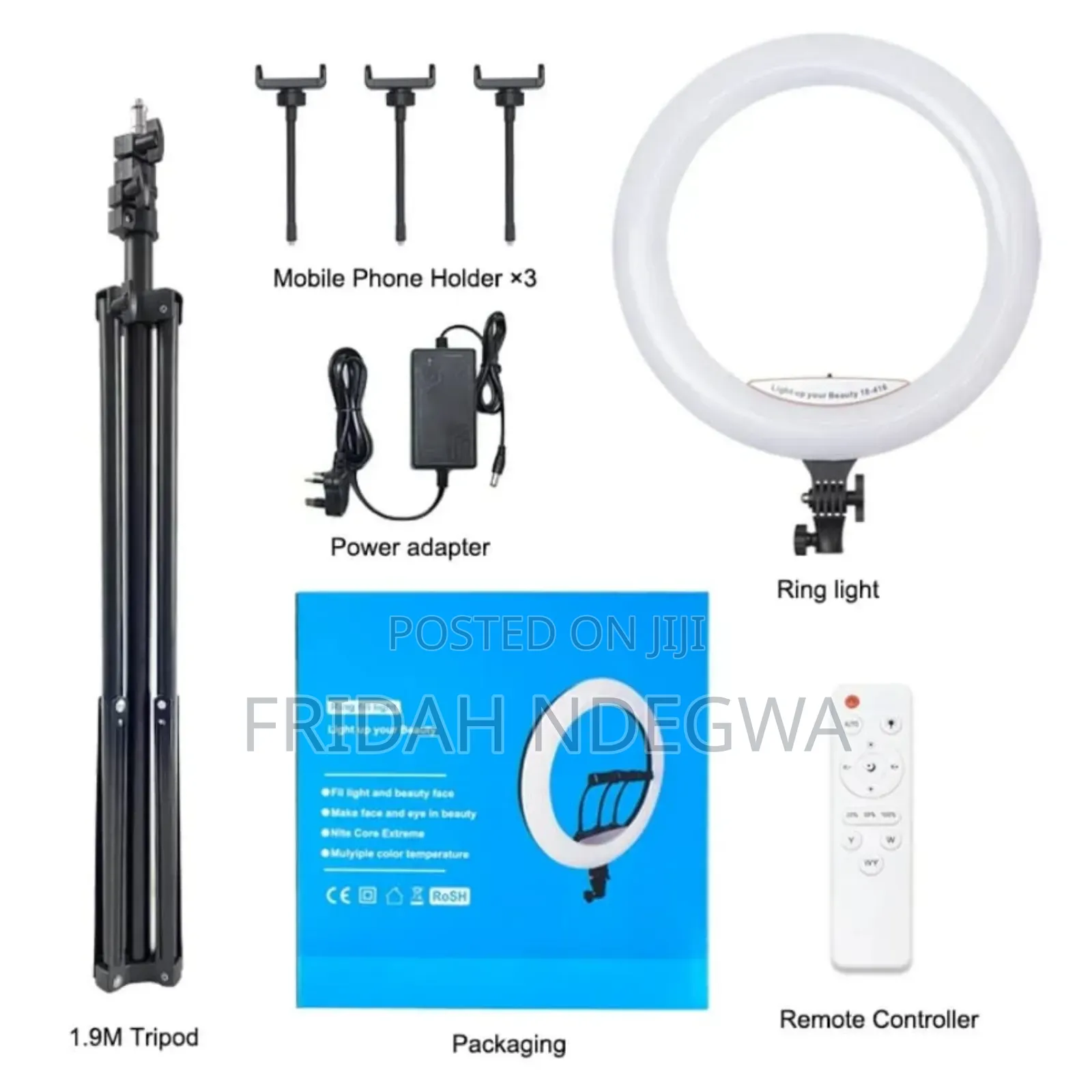 *45cms 18inchres 3 Modes Ring Light With Stand And Remote Control*