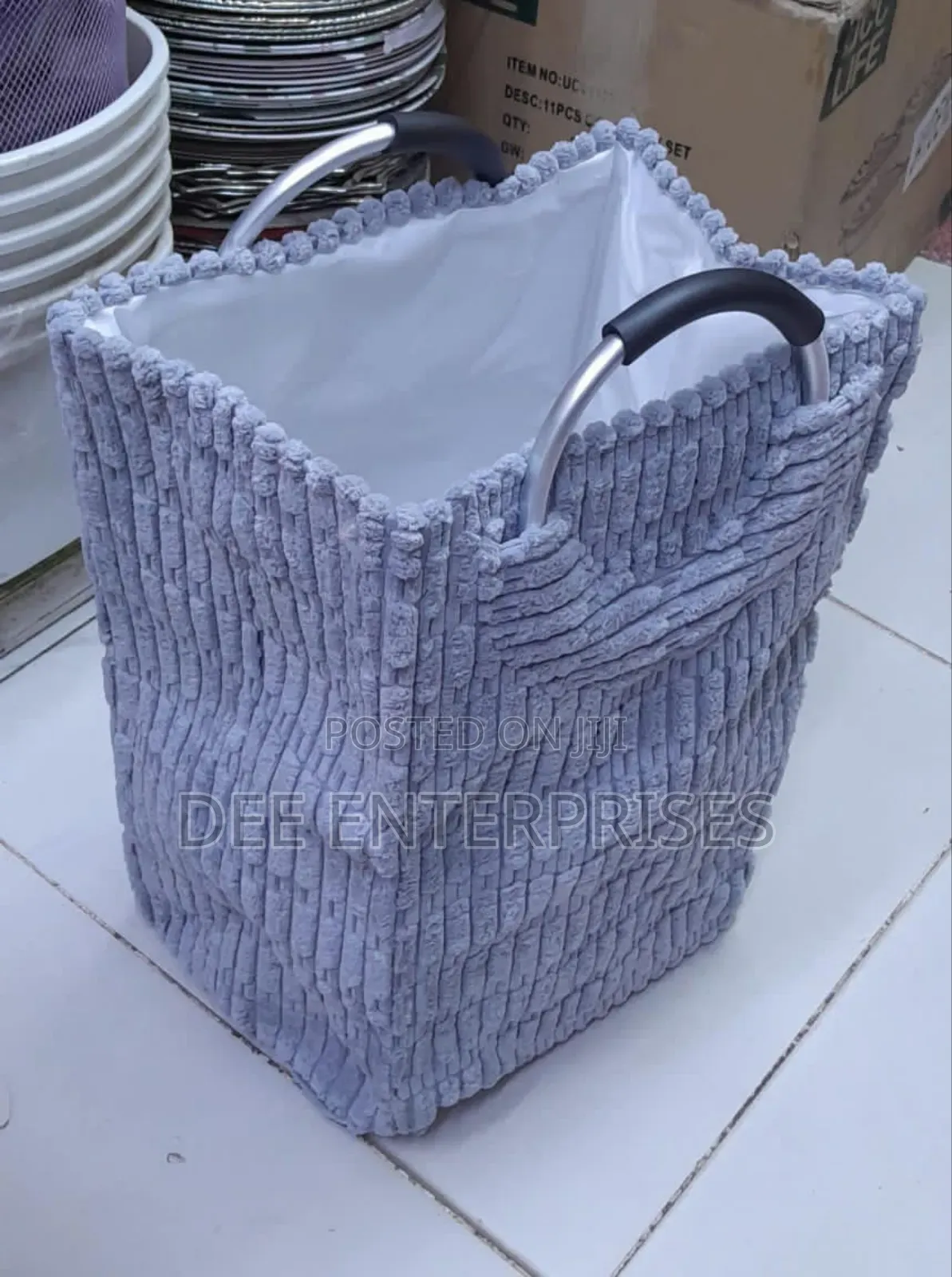 Velvet Coudry Laundry Basket