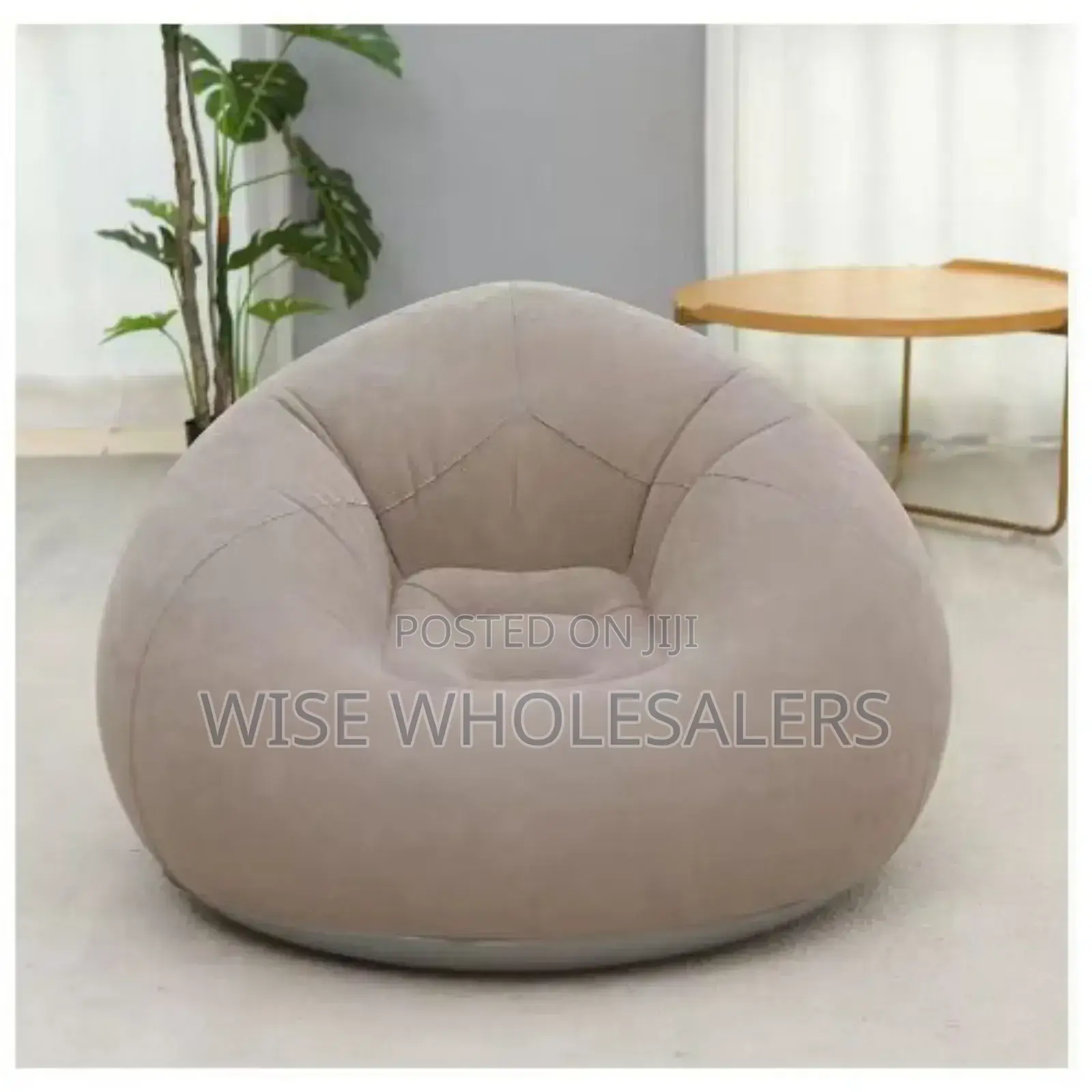 Bean Bag Chair With Manual Pump