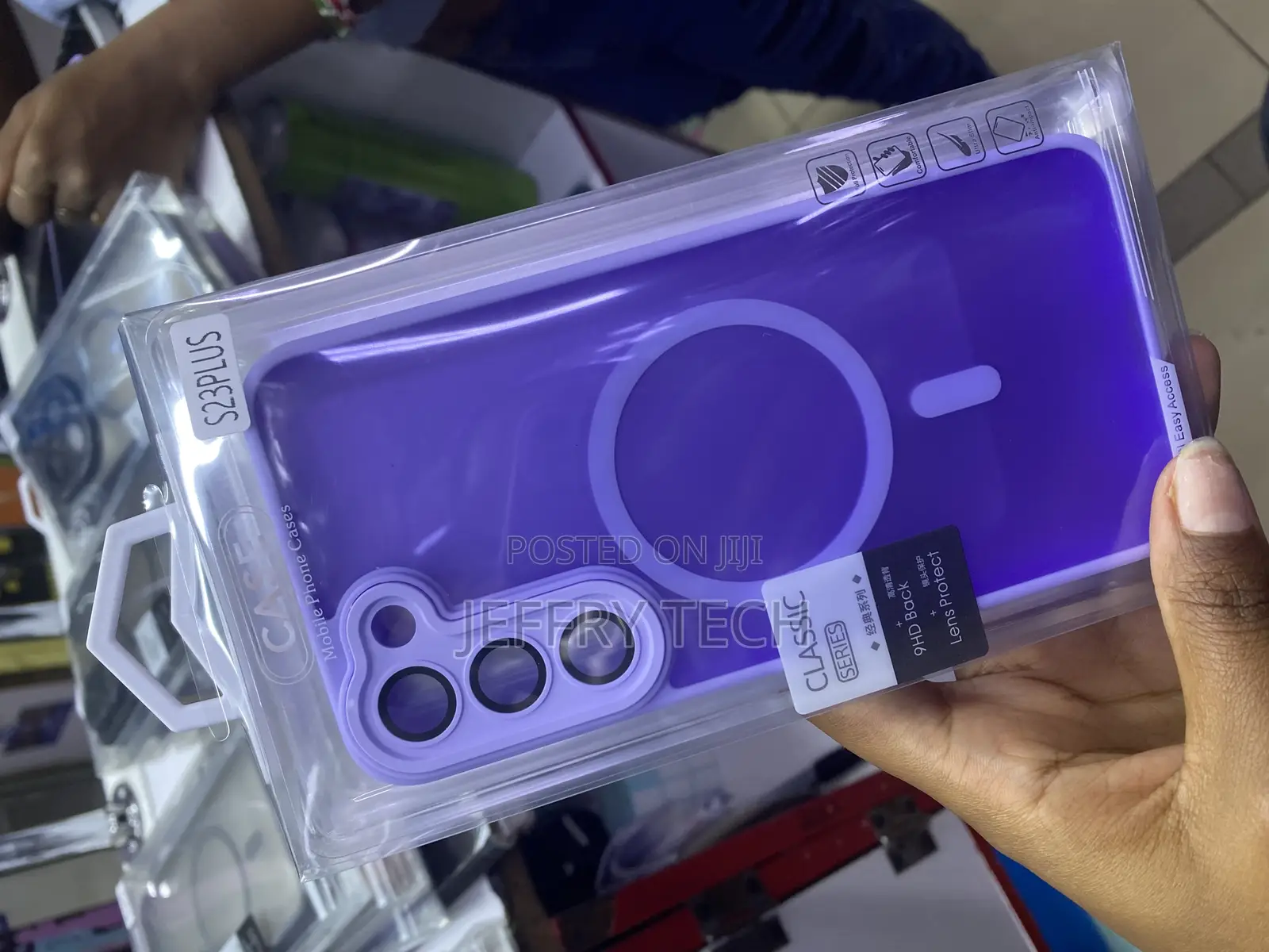 Ythink Samsung Galaxy S23 Plus Translucent Matte Magsafe Case