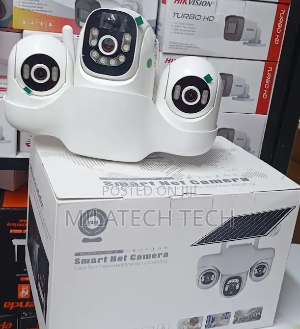 Solar 4g/Wi‐Fi Triple‐Lens PTZ Cam