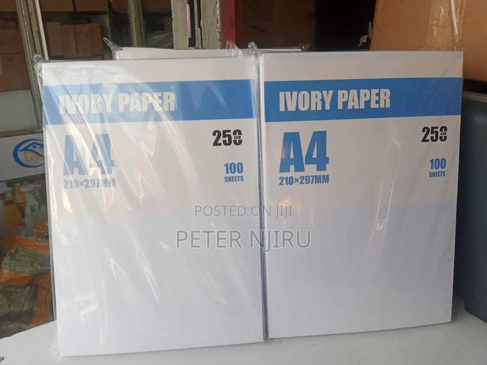 A4 Ivory Paper 250gsm Available