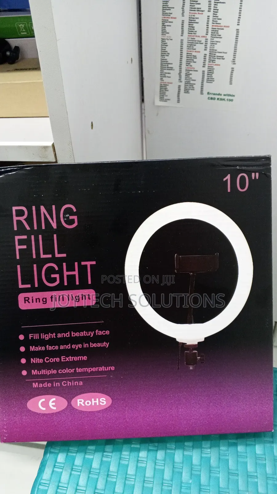 Ring Right Adjustable Cool ,Warm and Neutral Light With 2.5m Tripod