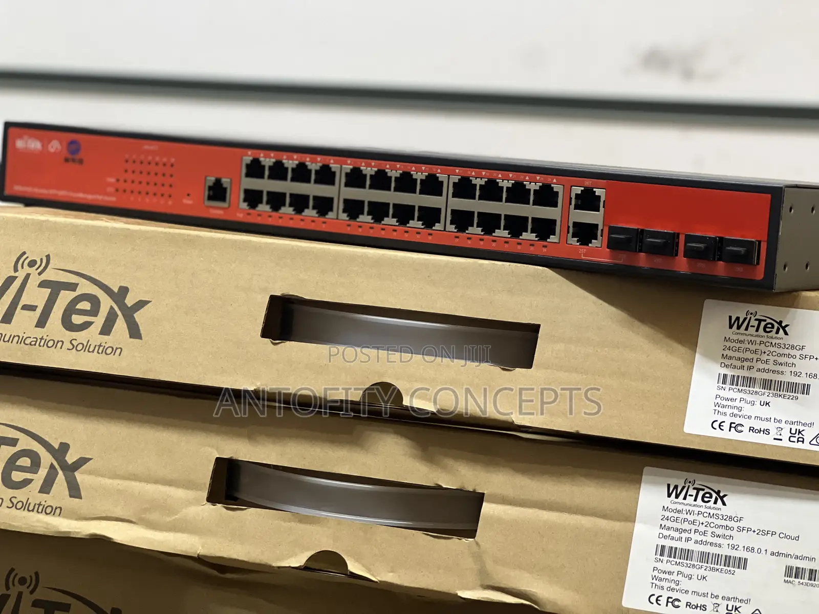 Wi-Tek Cloud L2 Managed Gigabit Poe Switch (Wi-Pcms328gf)