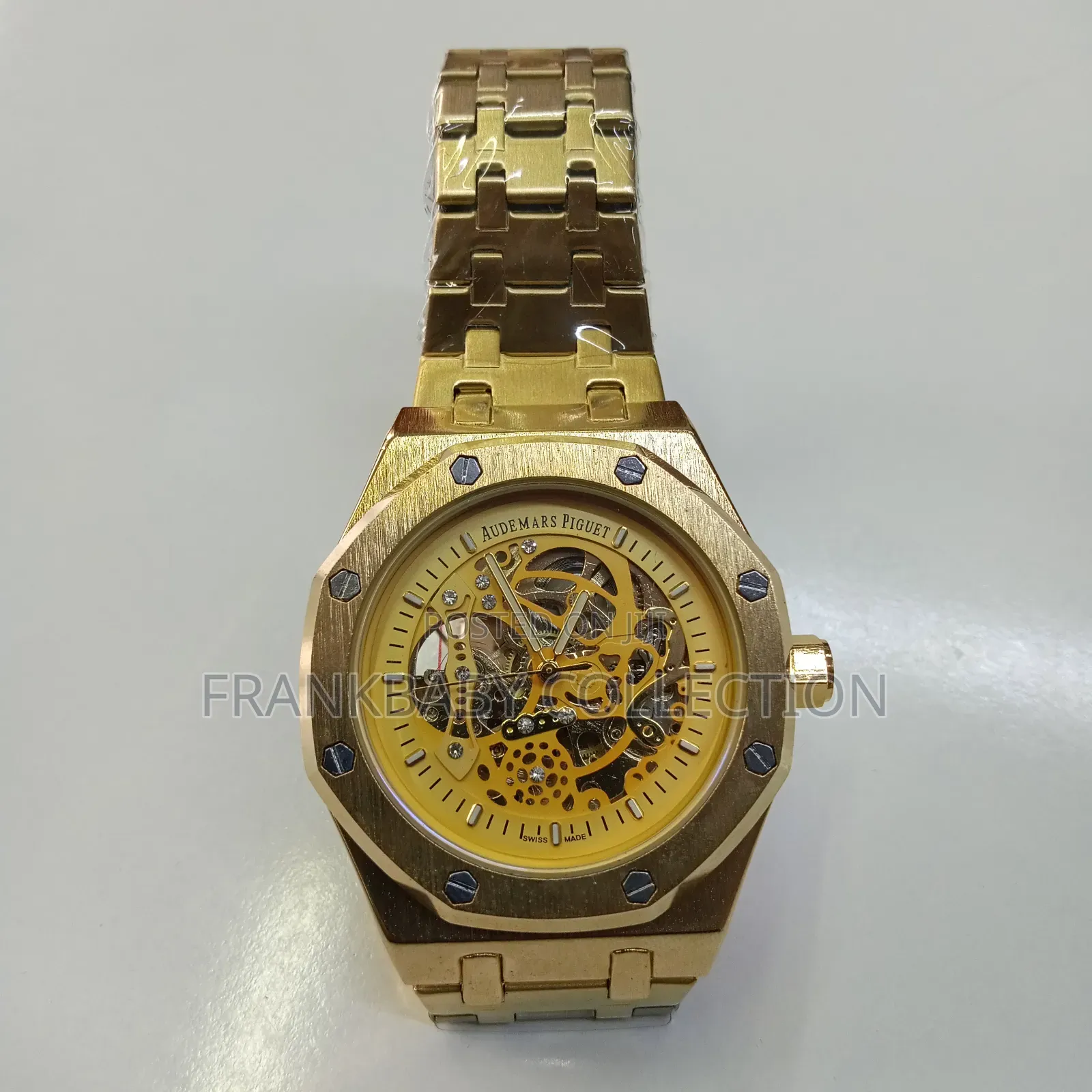 Luxury Gold Mechanical Wristwatch Watch