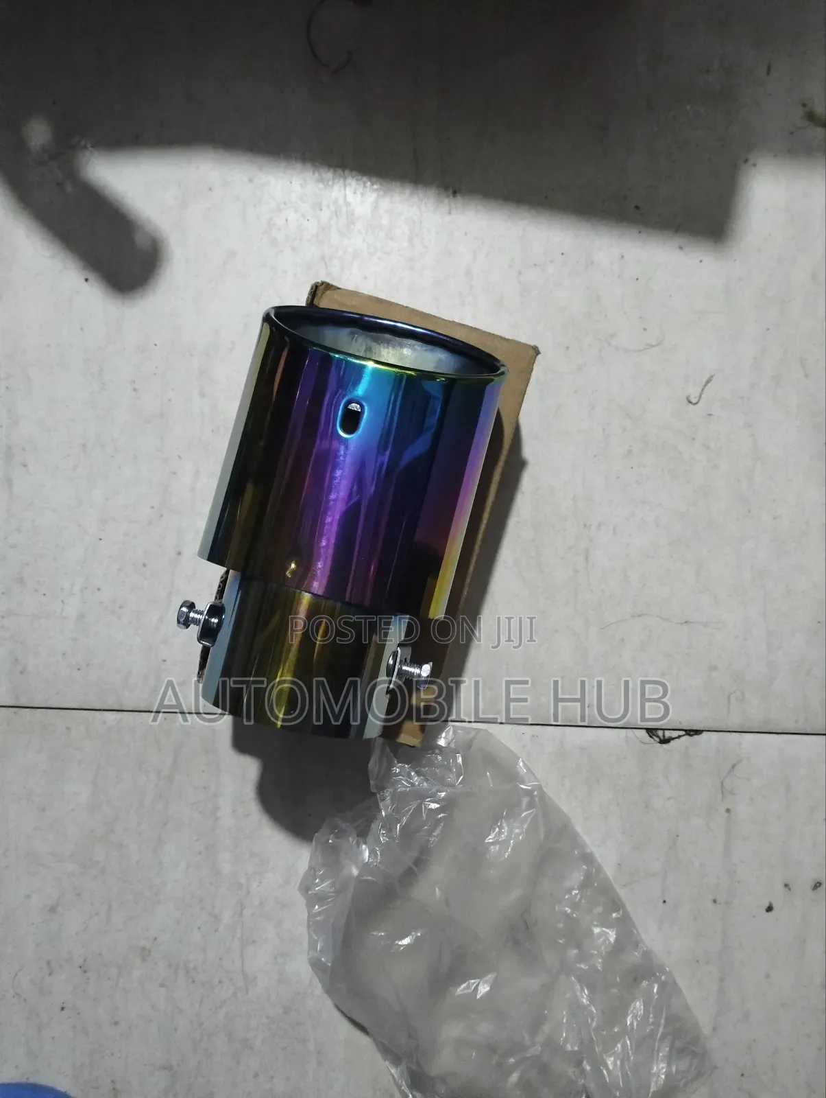 Rainbow Muffler Tip Extension in Cars