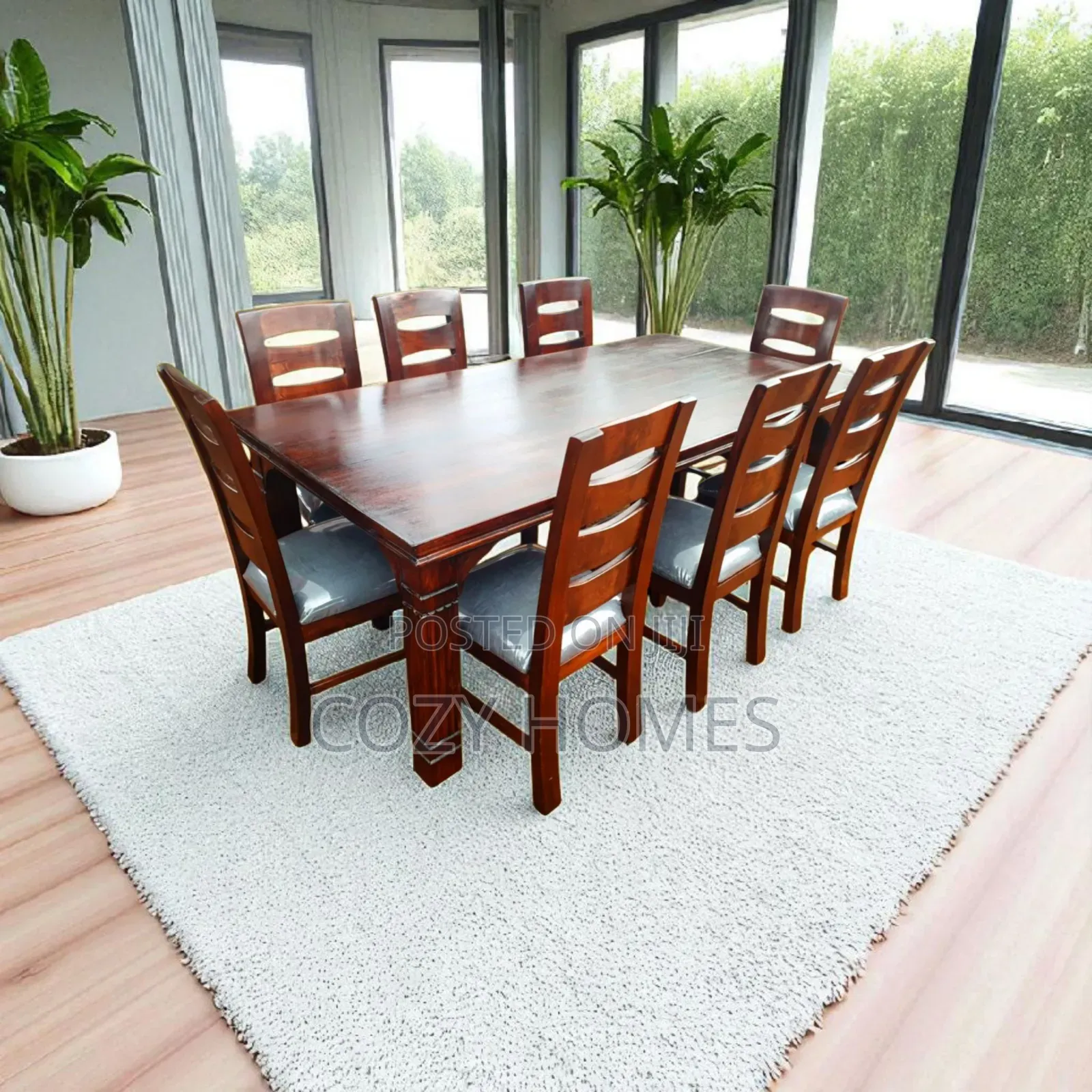 Dining Set an Exquisite, Well Made 8 Seater Dining Set, All Wooden