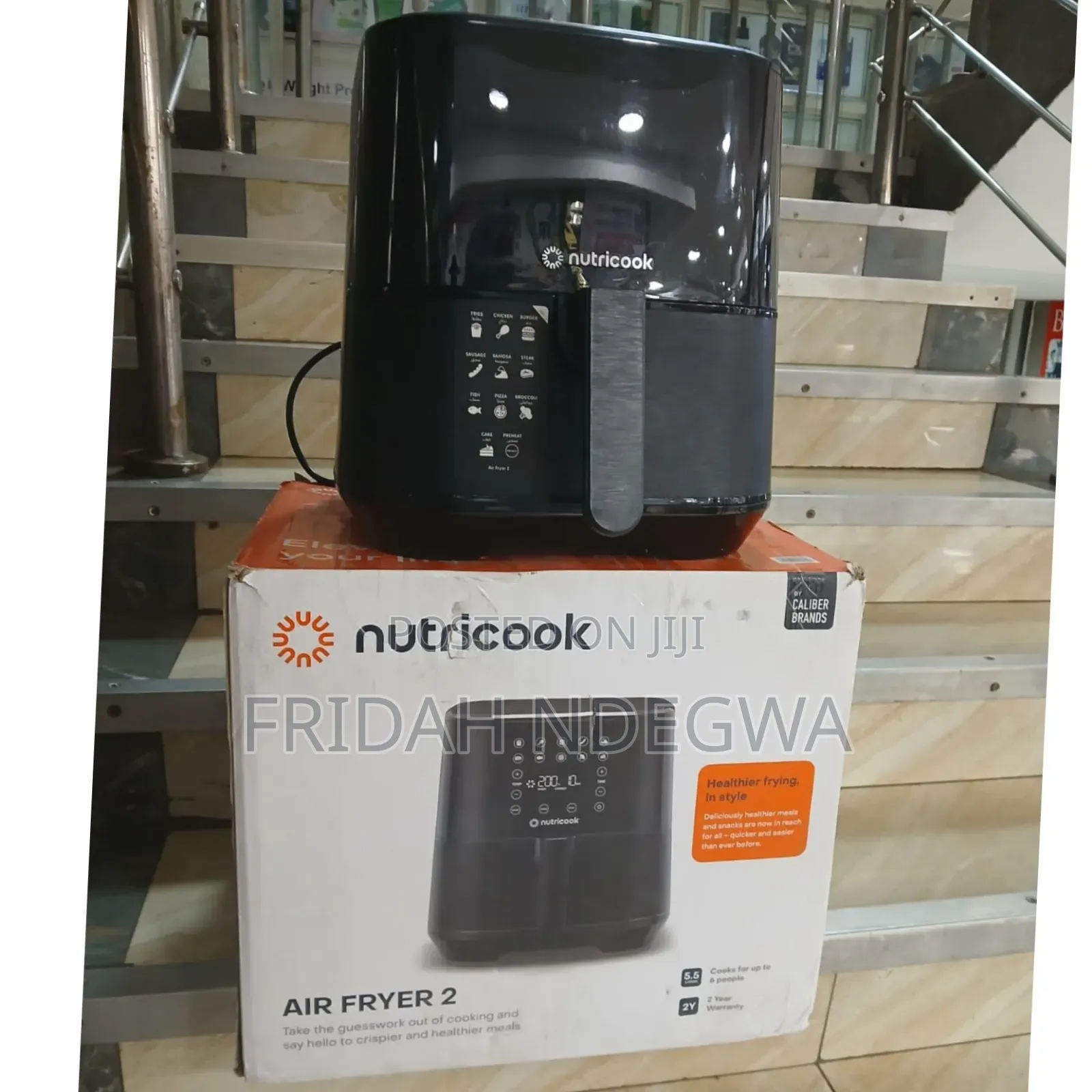 Nutricook Nc-Af205k 2 Rapid Air Fryer 5.5l