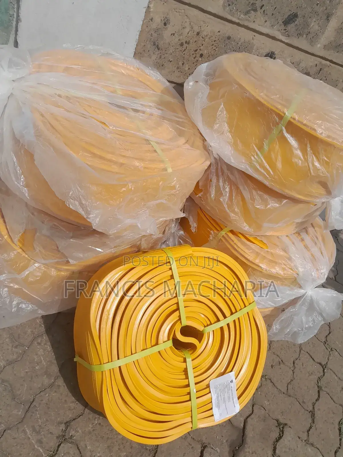 Yellow PVC Construction Waterbar