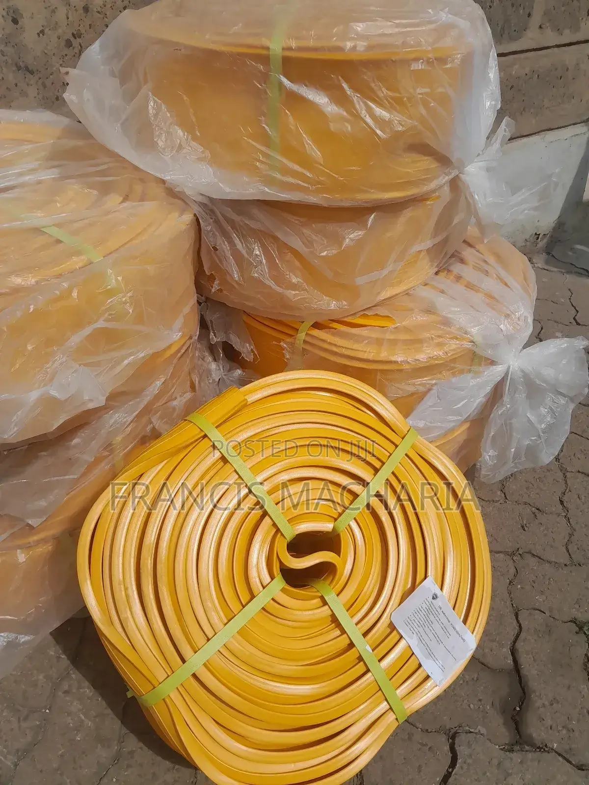 Yellow PVC Construction Waterbar