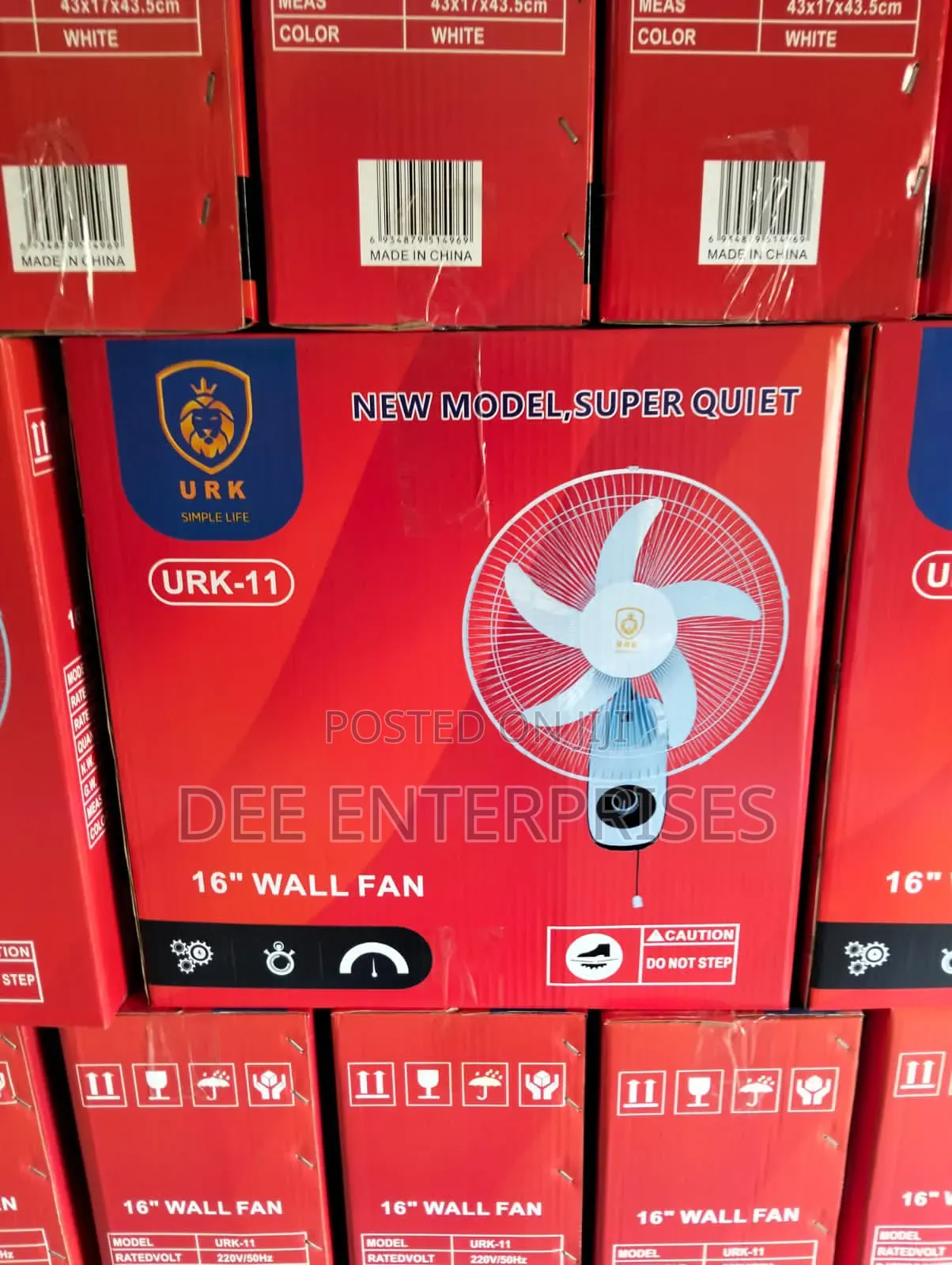 Urk 16 Inches Wall Fan