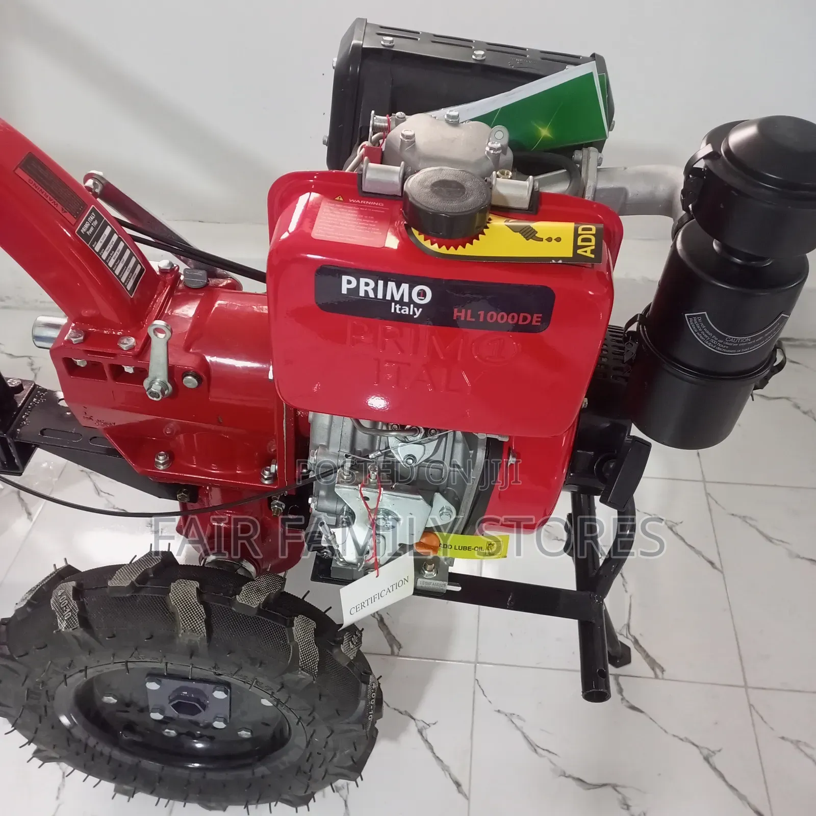 Heavy Duty Tiller Machine 10hp With Complete Accessories