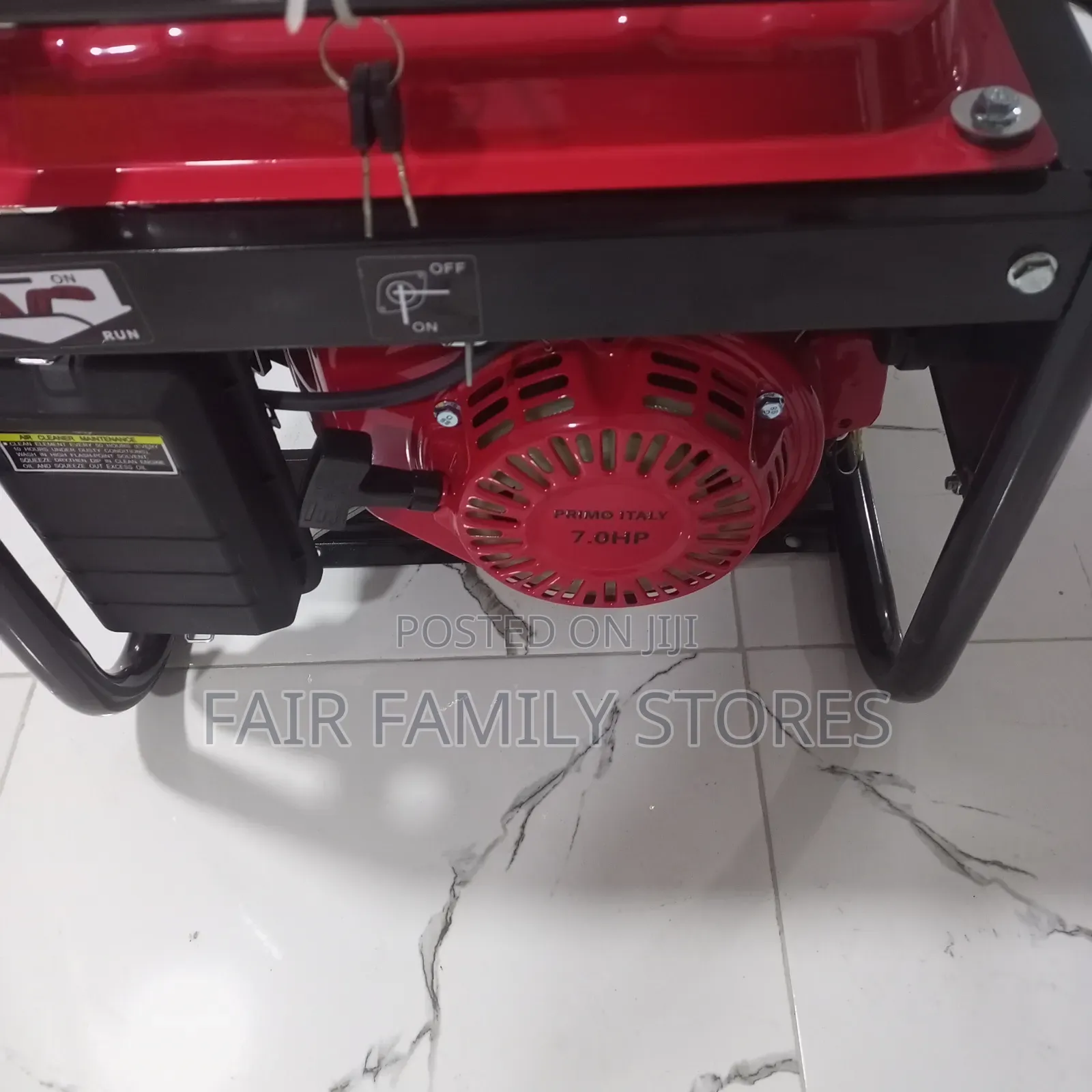 Primo Italy Petrol Generator 3.5kva (Key Start)