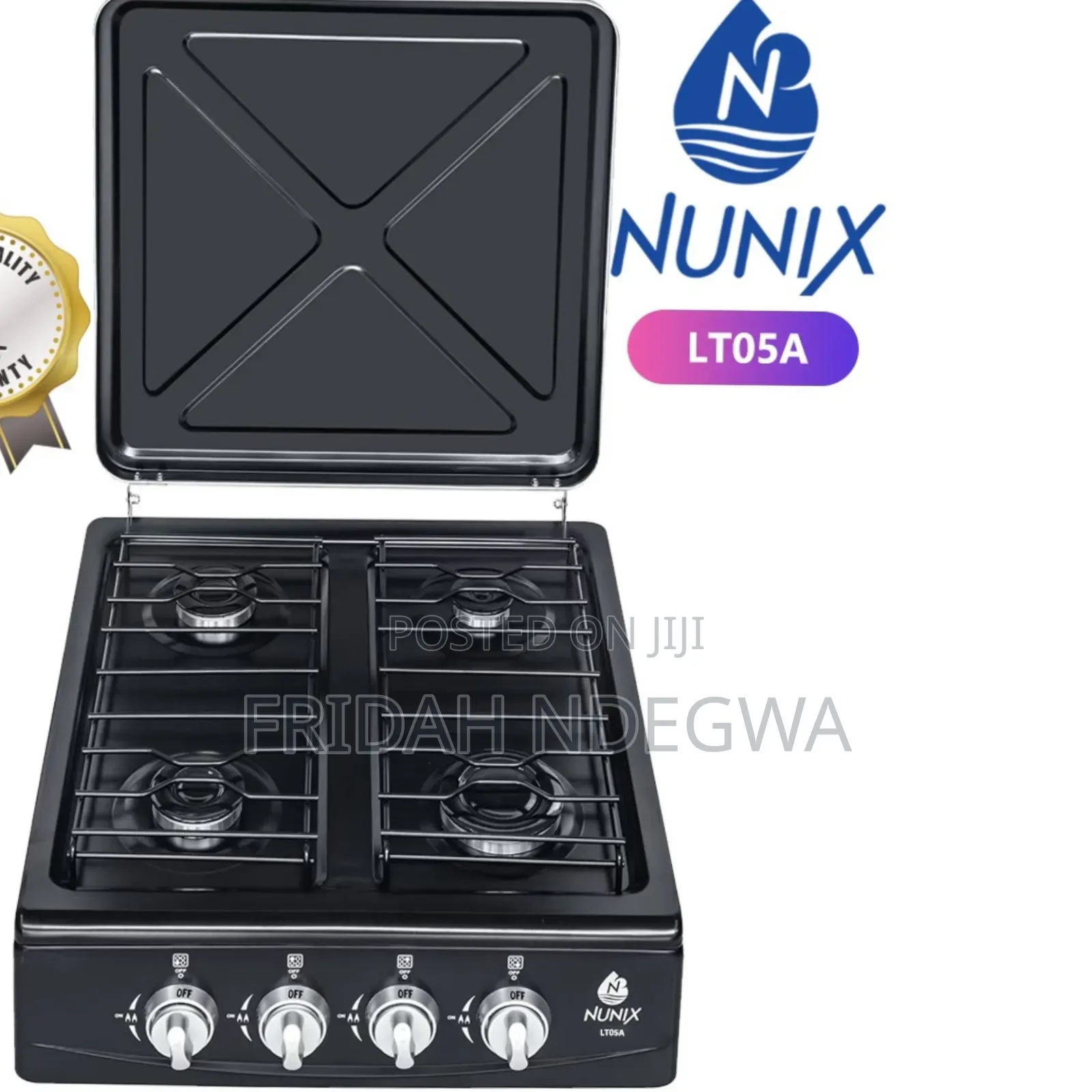New Model Nunix Table Top Cooker Full Gas  Burner Stove