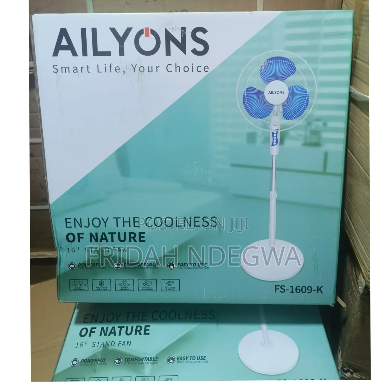 Ailyons 16 Inches Standing Fan
