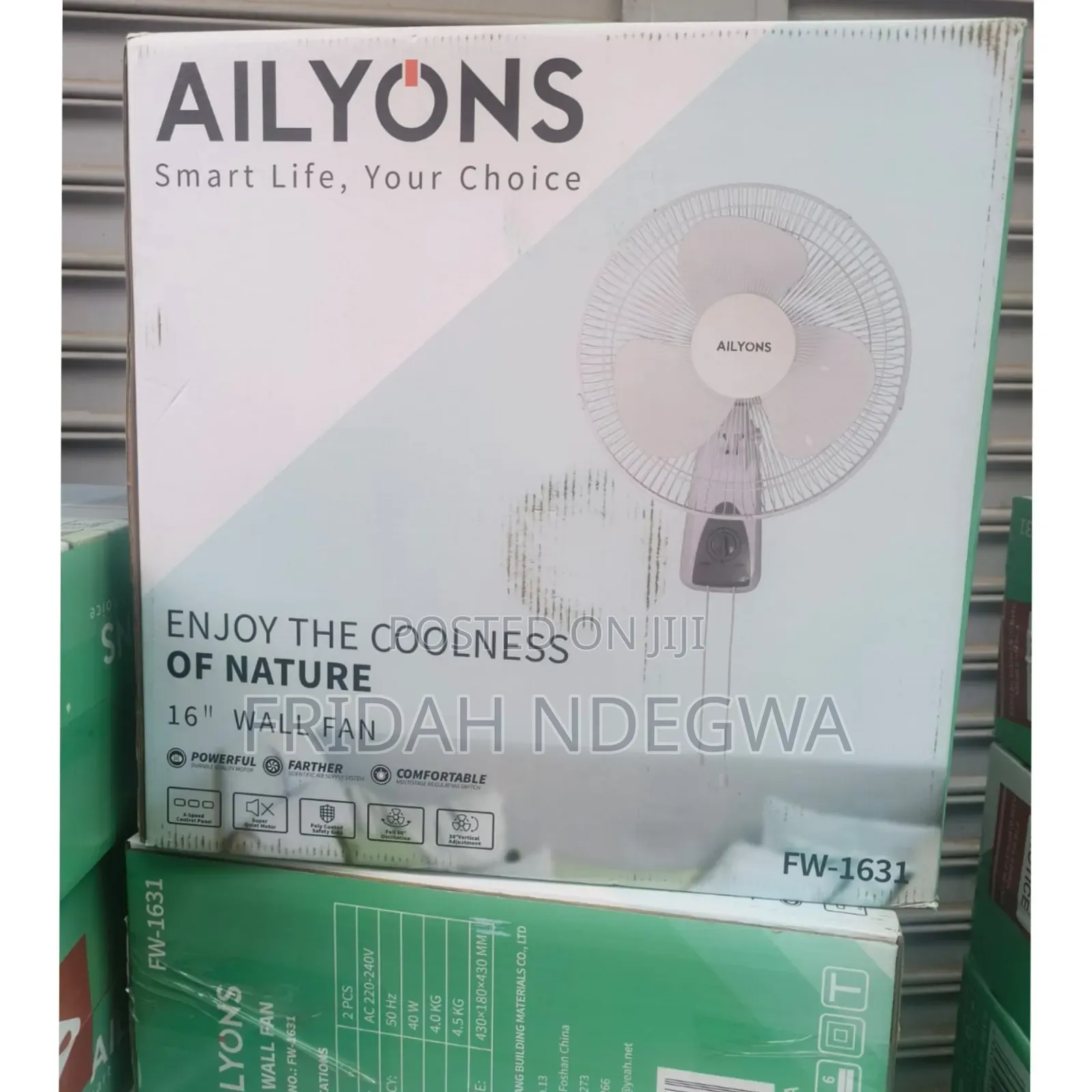 Ailyons 16 Inches Wall Fan