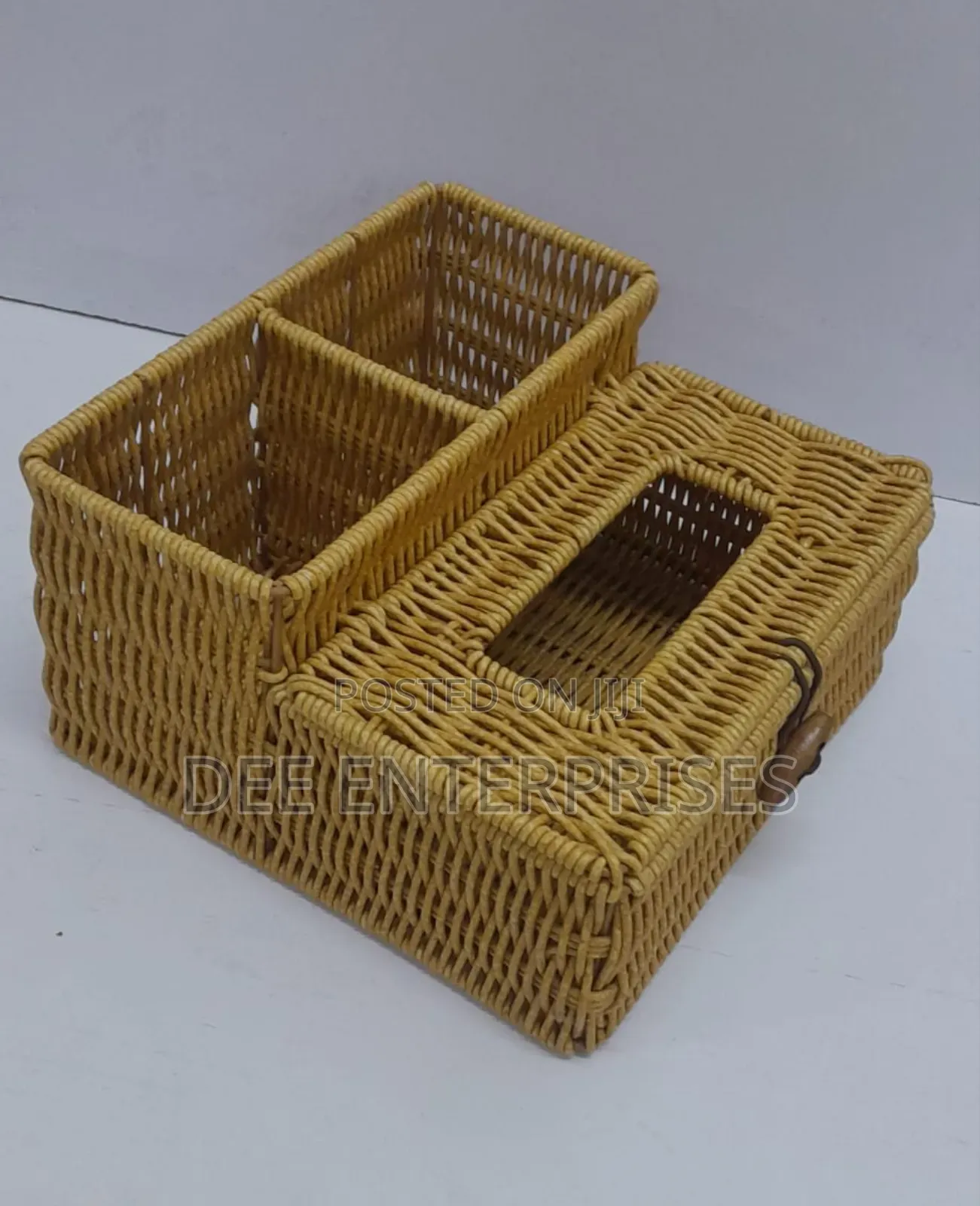 3 Slots Storage Organizer With Serviette Holder