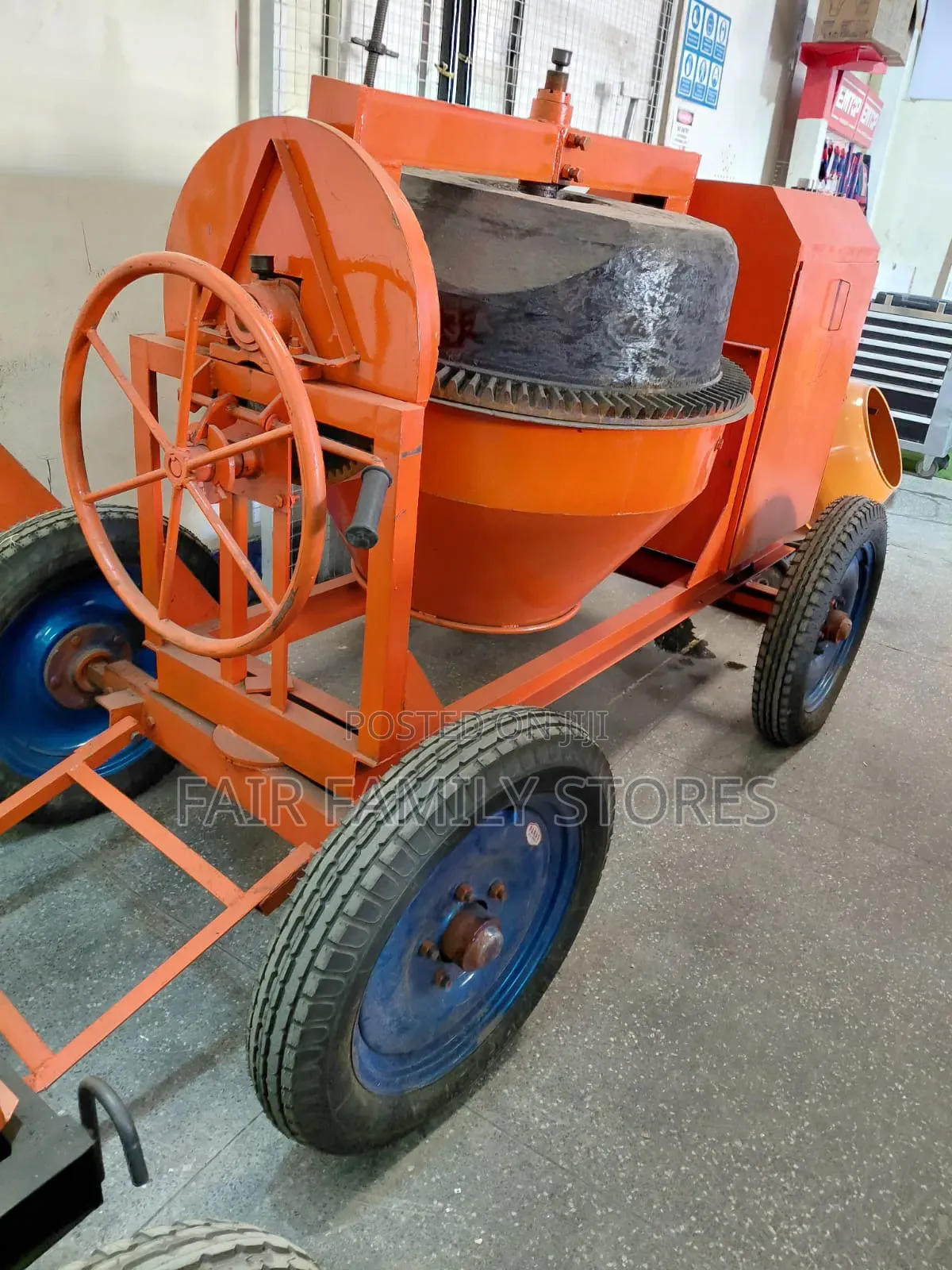 Indian Concrete Mixer – Chain Driven, 500l Tank, 10hp Engine