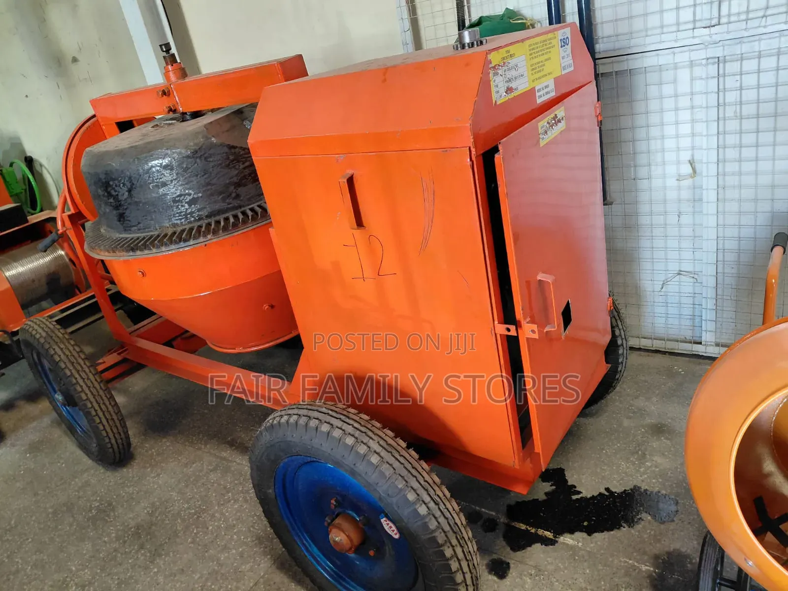 Indian Concrete Mixer – Chain Driven, 500l Tank, 10hp Engine