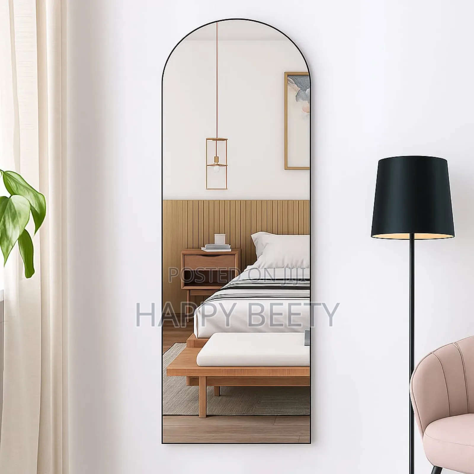 Semi Oval Aclyric Mirror