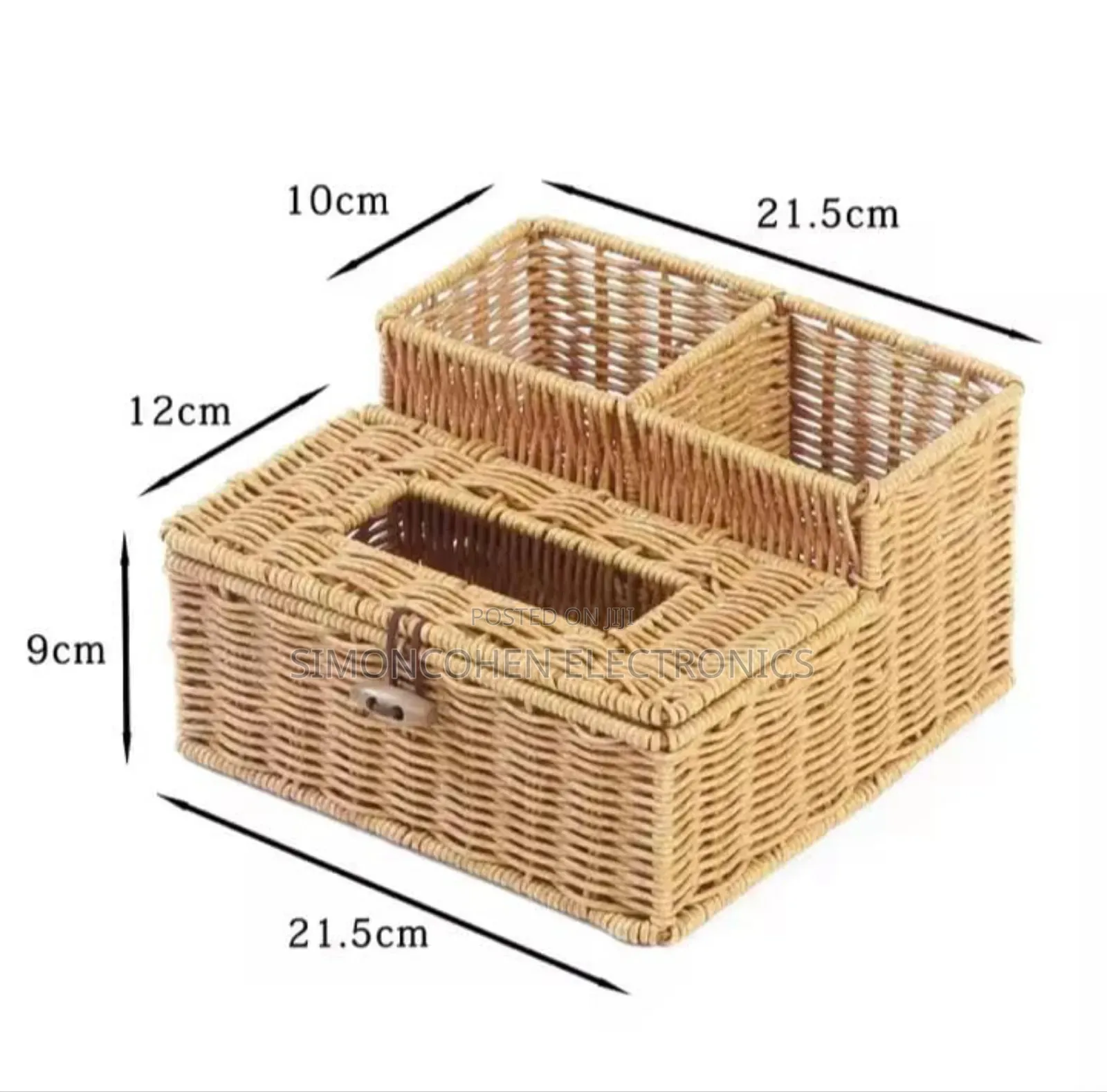 3 Slots Storage Organizer With Serviette Holder