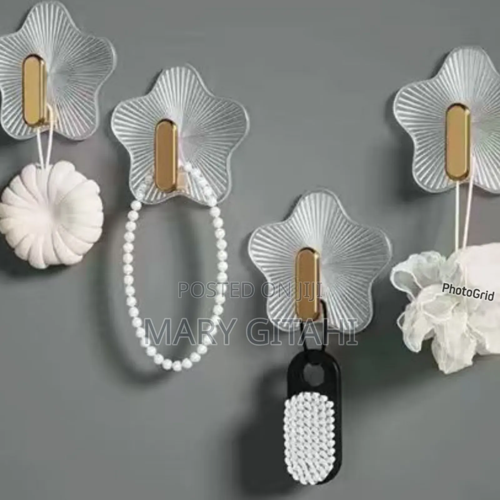 5pcs Punch-Free Wall Hanging Hooks
