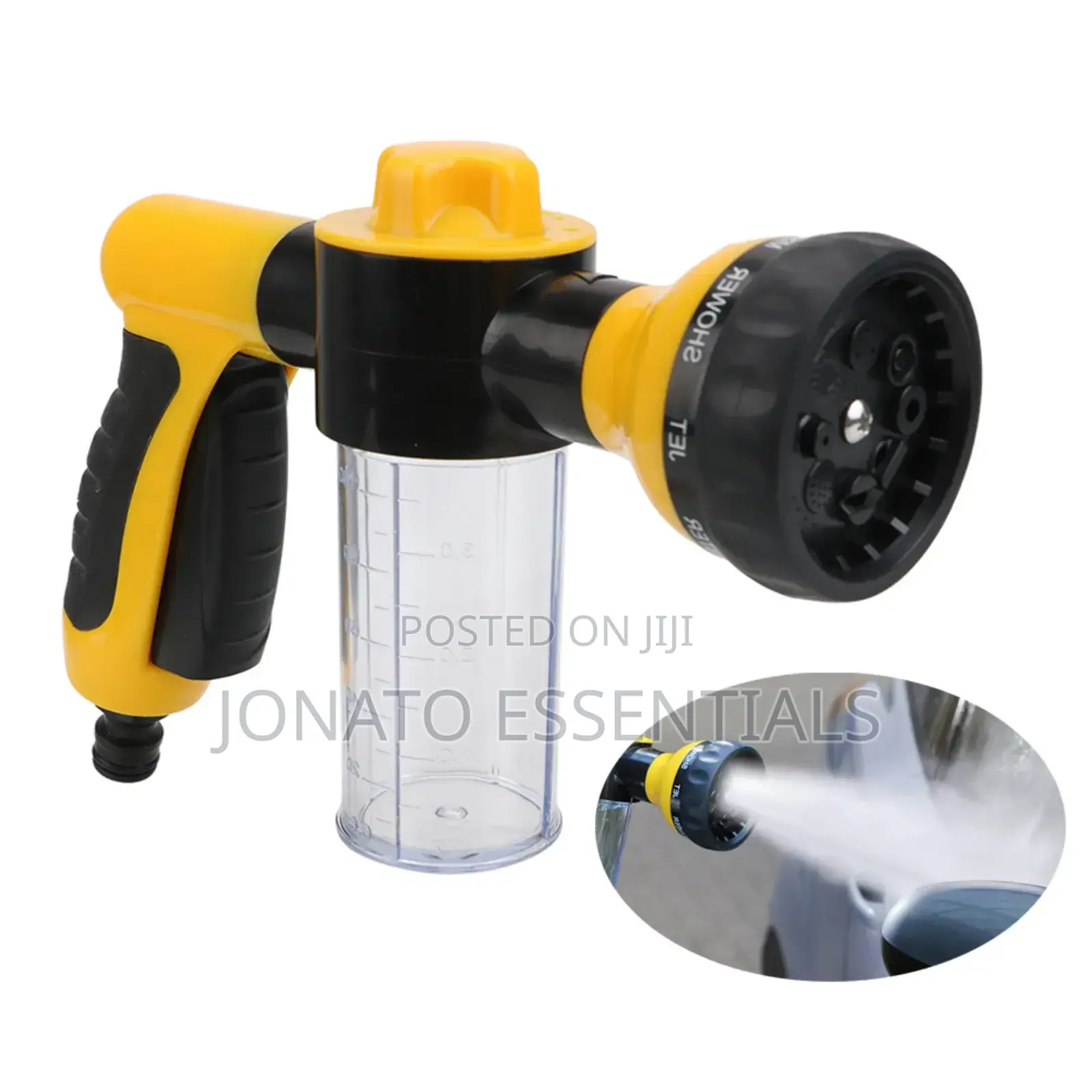 Portable Car Wash Foam Spray Gun With Adjustable Nozzle